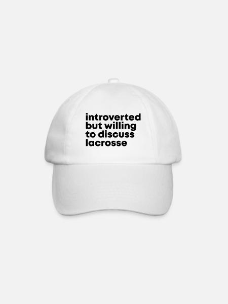 Lacrosse Lacrosse Lacrosse - Baseballkappe - Weiß/Weiß