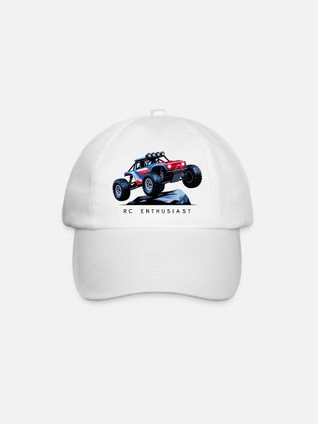 RC Auto - Baseballkappe - Weiß/Weiß