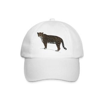Jaguar-Blick - Baseballkappe - Weiß/Weiß - Vorne