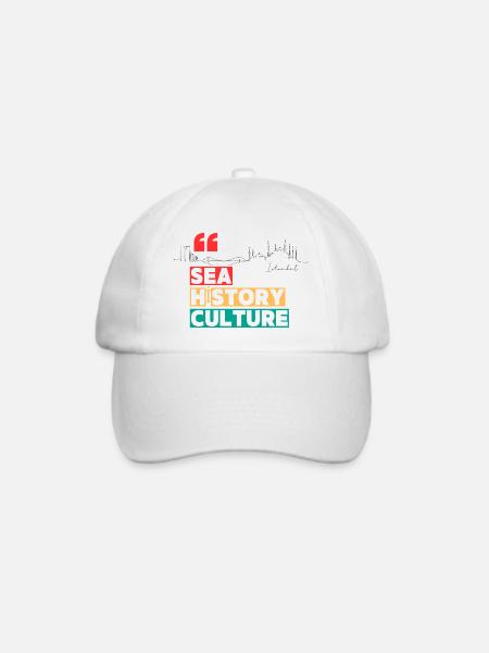 Geschichte - Baseballkappe - Weiß/Weiß