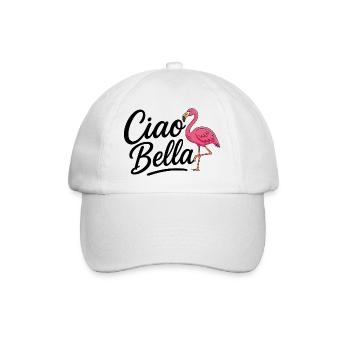 Ciao Bella - Baseballkappe - Weiß/Weiß - Vorne