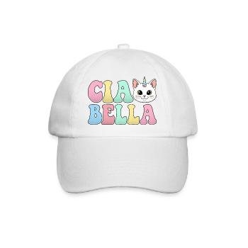 Ciao Bella - Baseballkappe - Weiß/Weiß - Vorne