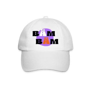 BÄM, BÄM - Baseballkappe - Weiß/Weiß - Vorne