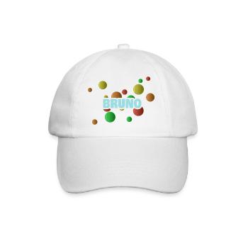 Bruno - Baseballkappe - Weiß/Weiß - Vorne