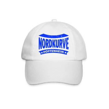 Hoffenheim Nordkurve Stadion Fan Hoodie, Shirt - Baseballkappe - Weiß/Weiß - Vorne