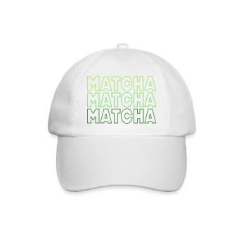 Matcha - Baseballkappe - Weiß/Weiß - Vorne