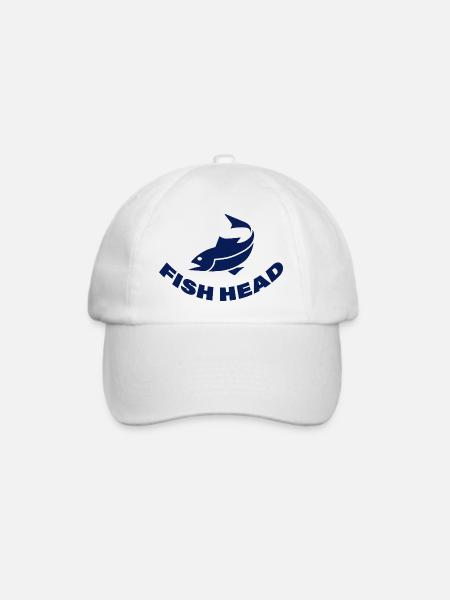 FISH HEAD - Baseballkappe - Weiß/Weiß