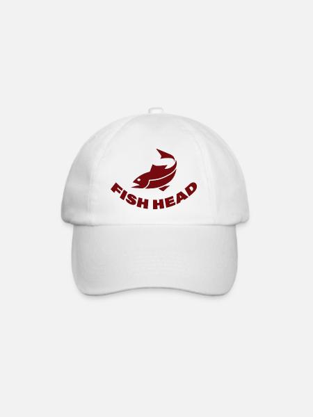 FISH HEAD - Baseballkappe - Weiß/Weiß