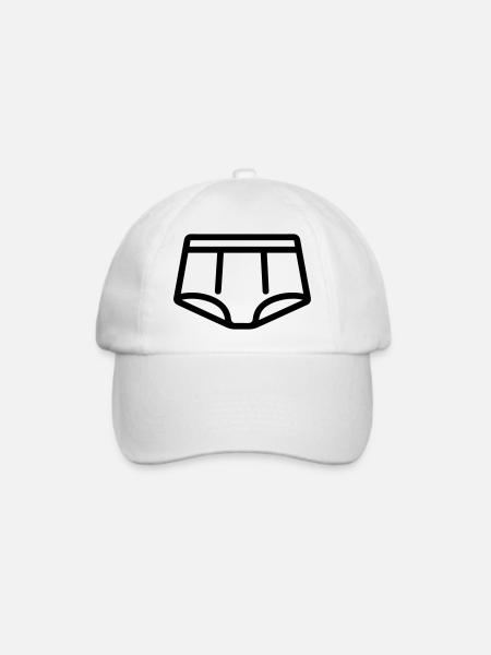 Briefings - Baseballkappe - Weiß/Weiß