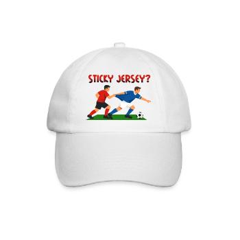 Sticky Jersey, Foul im Fußball - Baseballkappe - Weiß/Weiß - Vorne