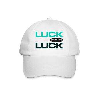 Luck & Opportunity Motiv - Baseballkappe - Weiß/Weiß - Vorne