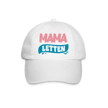Mama Letten Badeschlappen für Mama - Baseballkappe - Weiß/Weiß - Vorne