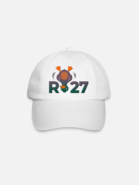 Rentnergeschenke Rente 2027 - Baseballkappe - Weiß/Weiß