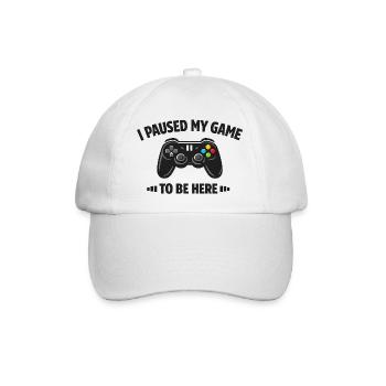 Gaming Design - Baseballkappe - Weiß/Weiß - Vorne