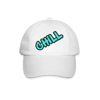 Chill Neon Graffiti  - Baseballkappe - Weiß/Weiß - Vorne