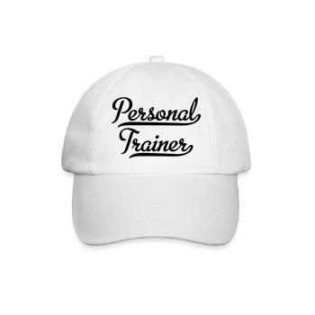 Personal Trainer - Baseballkappe - Weiß/Weiß - Vorne