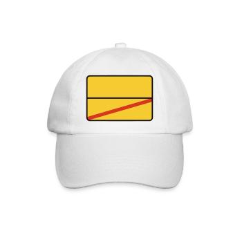 Ortsschild - Baseballkappe - Weiß/Weiß - Vorne