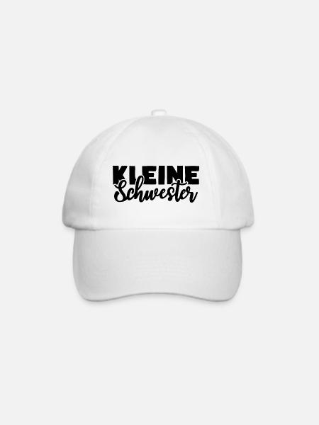 Kleine Schwester - Baseballkappe - Weiß/Weiß