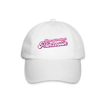 Nenn Mich Einfach Prinzessin | Farben änderbar - Baseballkappe - Weiß/Weiß - Vorne