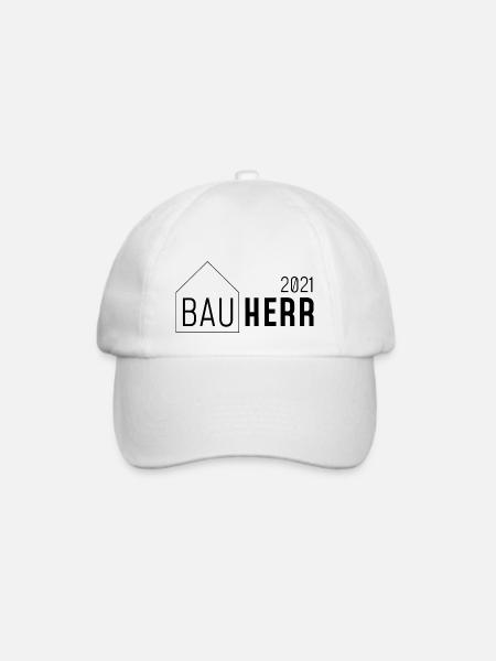 Bauherr 2021 - Baseballkappe - Weiß/Weiß