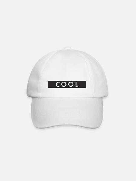 COOL - Baseballkappe - Weiß/Weiß