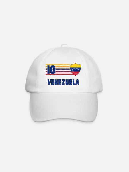 Venezuela Fußball Mannschaft - Baseballkappe - Weiß/Weiß