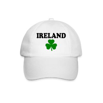Irland kleeblatt - Baseballkappe - Weiß/Weiß - Vorne