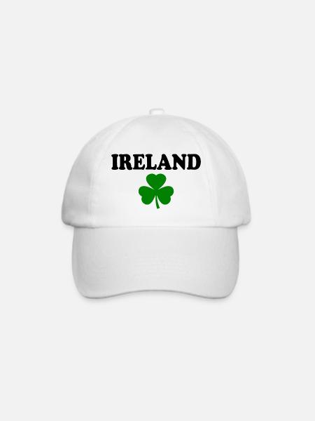 Irland kleeblatt - Baseballkappe - Weiß/Weiß