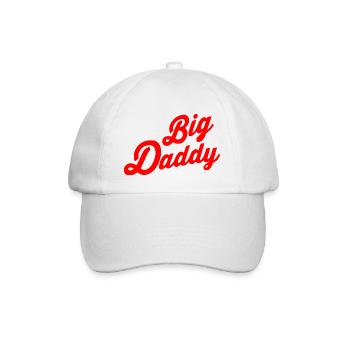 Big daddy - Baseballkappe - Weiß/Weiß - Vorne