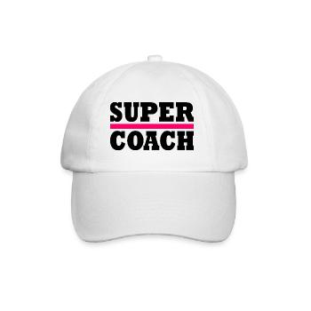 Coach - Baseballkappe - Weiß/Weiß - Vorne