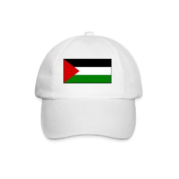 Palestina palästina flagge - Baseballkappe - Weiß/Weiß - Vorne