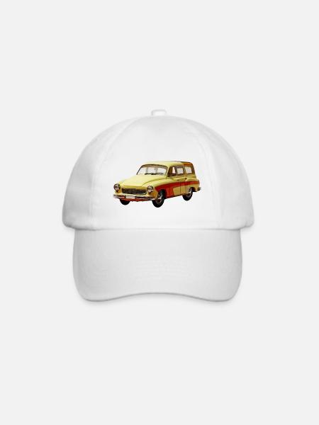 Wartburg 311 Camping - Baseballkappe - Weiß/Weiß