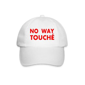 No way touché - Baseballkappe - Weiß/Weiß - Vorne