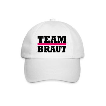 Team braut - Baseballkappe - Weiß/Weiß - Vorne