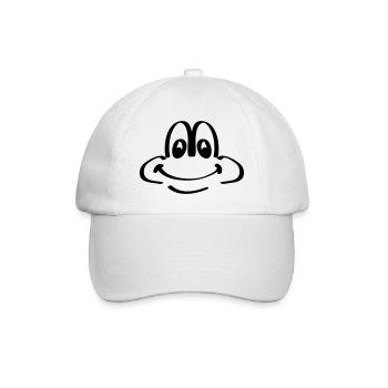 frosch - Baseballkappe - Weiß/Weiß - Vorne