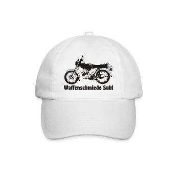 Simson S51 Waffenschmiede - Baseballkappe - Weiß/Weiß - Vorne
