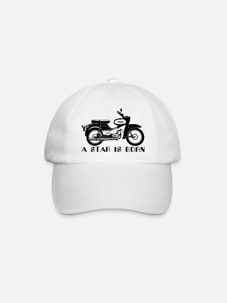 Simson Star is Born - Baseballkappe - Weiß/Weiß