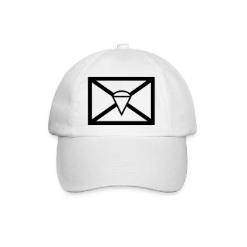 Fallschirmjäger - Taktisches Zeichen  - Baseballkappe - Weiß/Weiß - Vorne