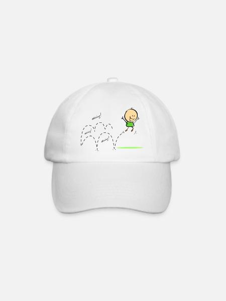 Frühling - Baseballkappe - Weiß/Weiß