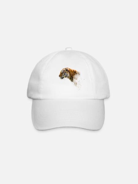 Tiger - Baseballkappe - Weiß/Weiß