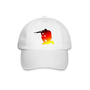 Soldat GER - Baseballkappe - Weiß/Weiß - Vorne