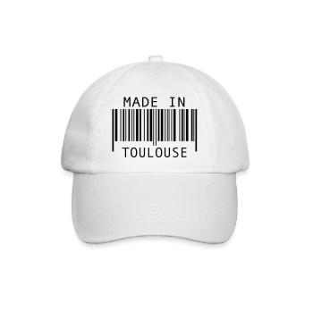 Made in Toulouse - Baseballkappe - Weiß/Weiß - Vorne