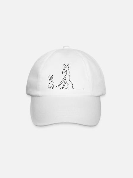 Podenco - Baseballkappe - Weiß/Weiß
