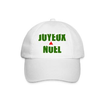 joyeux noel - Baseballkappe - Weiß/Weiß - Vorne