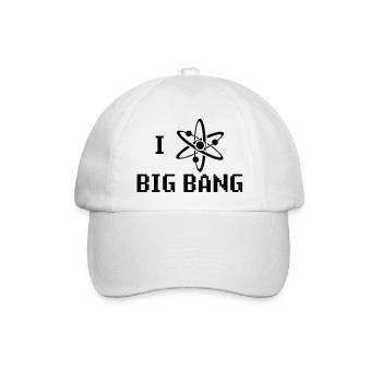 I heart big bang - Baseballkappe - Weiß/Weiß - Vorne