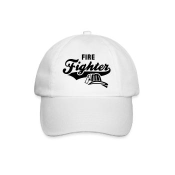 Firefighter - Baseballkappe - Weiß/Weiß - Vorne