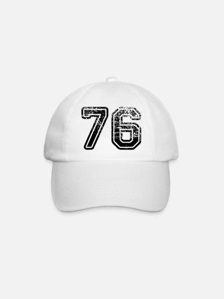 76 - Baseballkappe - Weiß/Weiß