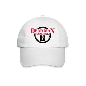 Dead Man Walking - Baseballkappe - Weiß/Weiß - Vorne