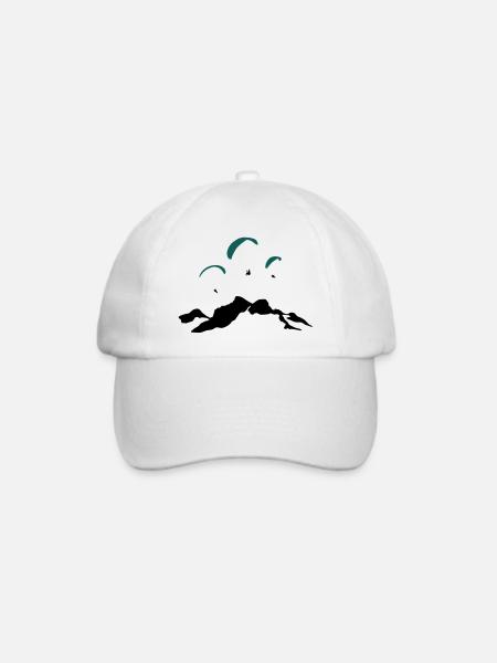 Gleitschirm Eiskogel Tennengebirge - Baseballkappe - Weiß/Weiß