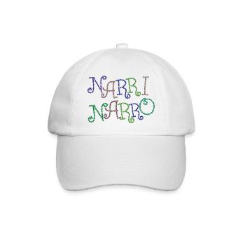 Narri Narro - Fasnetruf - Baseballkappe - Weiß/Weiß - Vorne